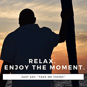 Relax and enjoy the moment aboard Take Me There